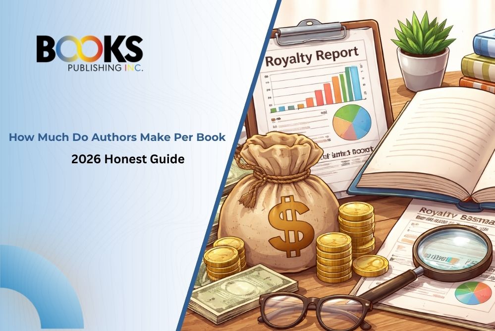how much do authors make per book