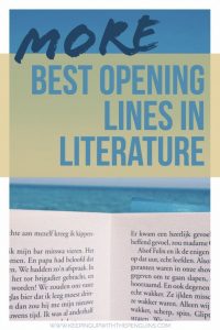 iconic opening lines of books